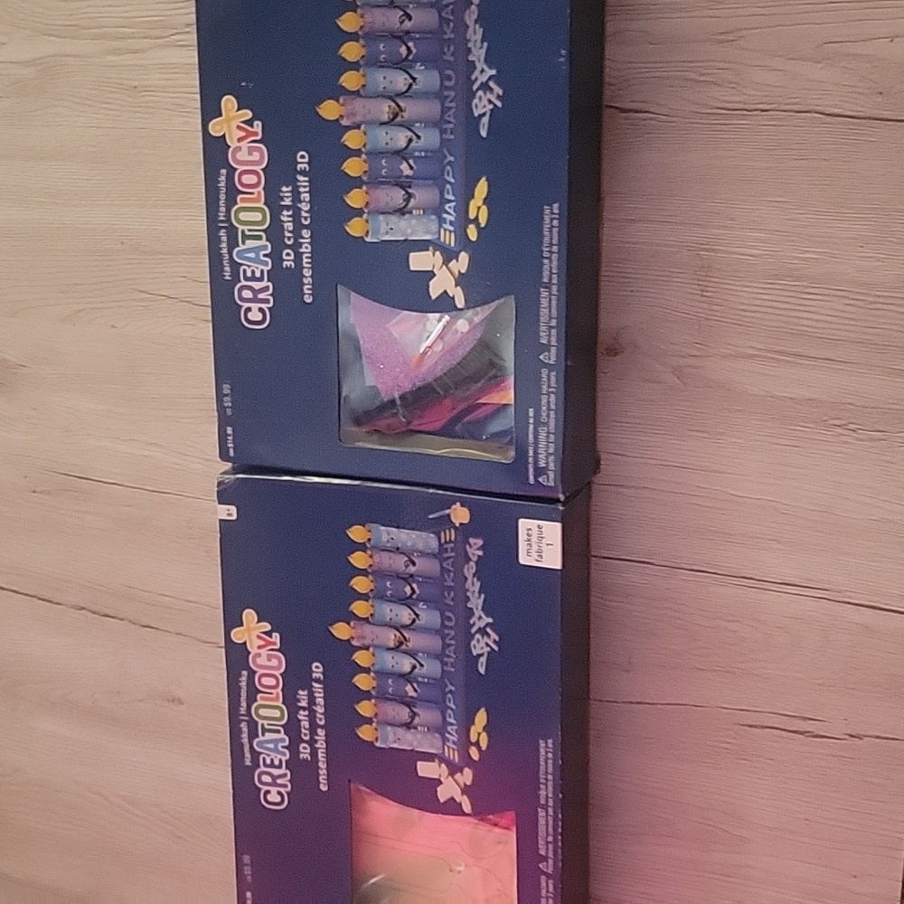 Hanukkah creatology 3d craft kit